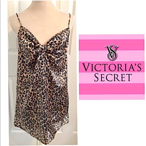 Victoria's Secret Other - NWOT Victoria’s Secret Leopard Camisole Teddy
